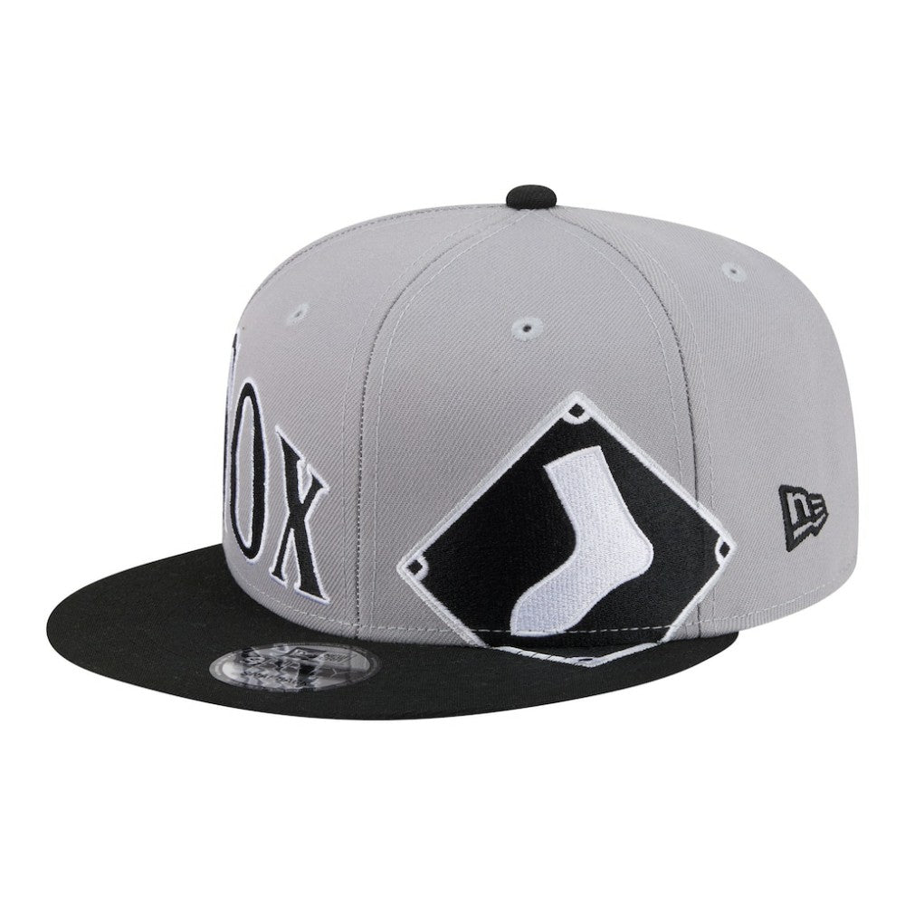 Chicago White Sox Stretched Two-Tone 9FIFTY Adjustable Hat Gray/Black | New Era