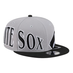 Chicago White Sox Stretched Two-Tone 9FIFTY Adjustable Hat Gray/Black | New Era