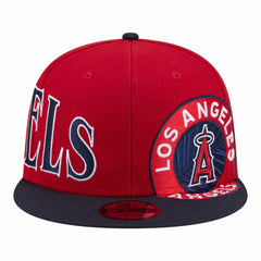 Los Angeles Angels Stretched Two-Tone 9FIFTY Adjustable Hat Red/Navy | New Era