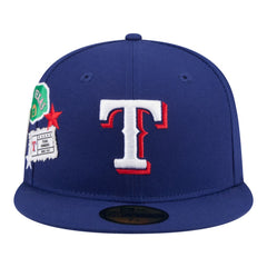 Texas Rangers City Patch 59FIFTY Fitted Hat Royal | New Era
