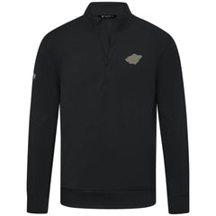 Minnesota Wild Levelwear Copper Upright Quarter-Zip Pullover Black
