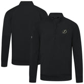 Tampa Bay Lightning Levelwear Copper Upright Quarter-Zip Pullover Black