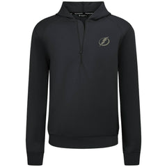 Tampa Bay Lightning Levelwear Technic Quarter-Zip Pullover Hoodie Black
