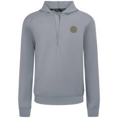 Edmonton Oilers Levelwear Technic Quarter-Zip Pullover Hoodie Gray