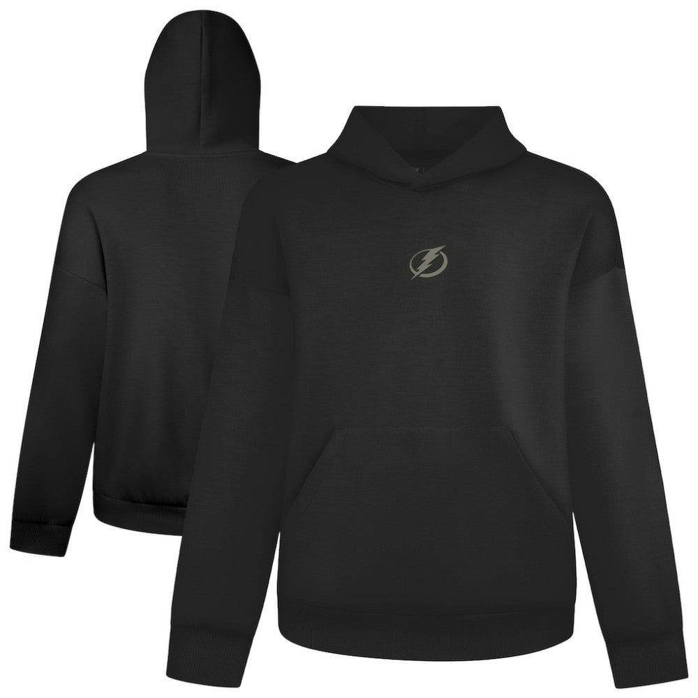 Tampa Bay Lightning Levelwear Luxe Signature Copper Hoodie Black