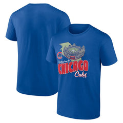 Chicago Cubs Royal Home Stadium T-Shirt
