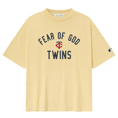 Minnesota Twins Fear of God x MLB 90's Fit T-Shirt Yellow