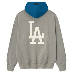 Los Angeles Dodgers Fear of God x MLB Sport Fit Hoodie Warm Heather Gray/Royal