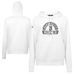 Kansas City Royals Levelwear Women's Adorn Banner Arch Hoodie White