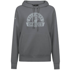 Baltimore Orioles Levelwear Women's Adorn Banner Arch Hoodie Stone