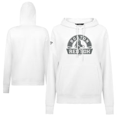 Boston Red Sox Levelwear Women's Adorn Banner Arch Hoodie White