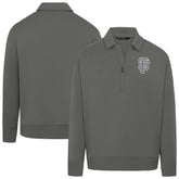 San Francisco Giants Levelwear Women's Canmore Chenille Logo Quarter-Zip Top Stone