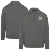 Athletics Levelwear Women's Canmore Chenille Logo Quarter-Zip Top Stone