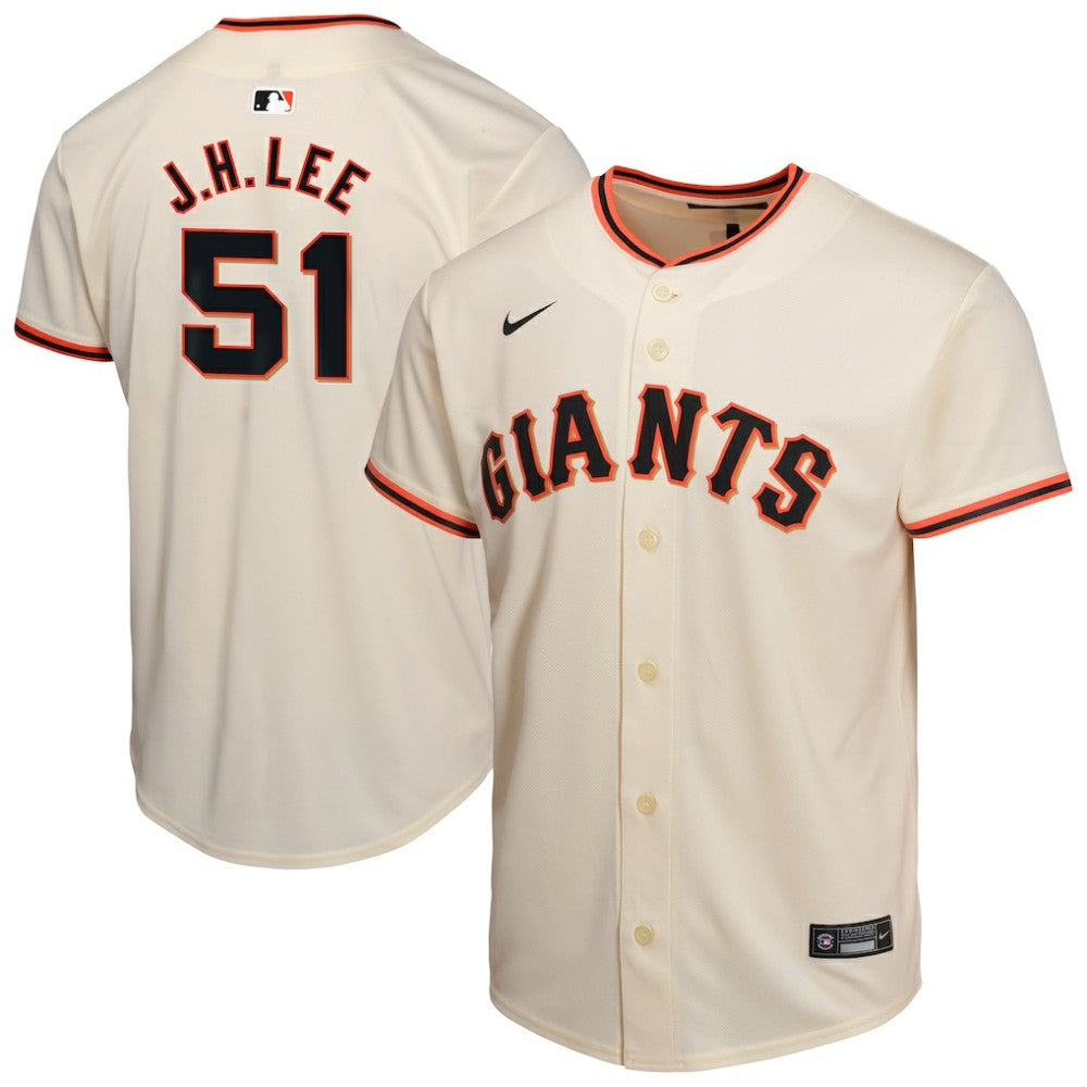 Jung Hoo Lee San Francisco Giants Youth Home Player Game Jersey - Cream