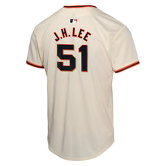 Jung Hoo Lee San Francisco Giants Youth Home Player Game Jersey - Cream