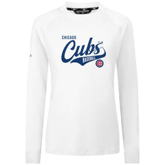 Chicago Cubs Levelwear Women's Slender Glide T-Shirt White