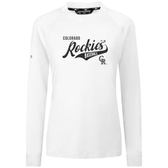 Colorado Rockies Levelwear Women's Slender Glide T-Shirt White