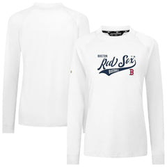Boston Red Sox Levelwear Women's Slender Glide T-Shirt White