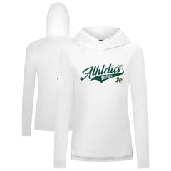Athletics Levelwear Women's Slender Glide Raglan Hoodie White