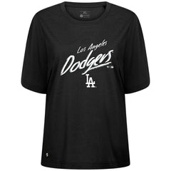 Los Angeles Dodgers Levelwear Women's Bloom Sizzle T-Shirt Black