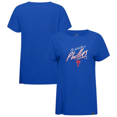 Philadelphia Phillies Levelwear Women's Influx Sizzle T-Shirt Royal