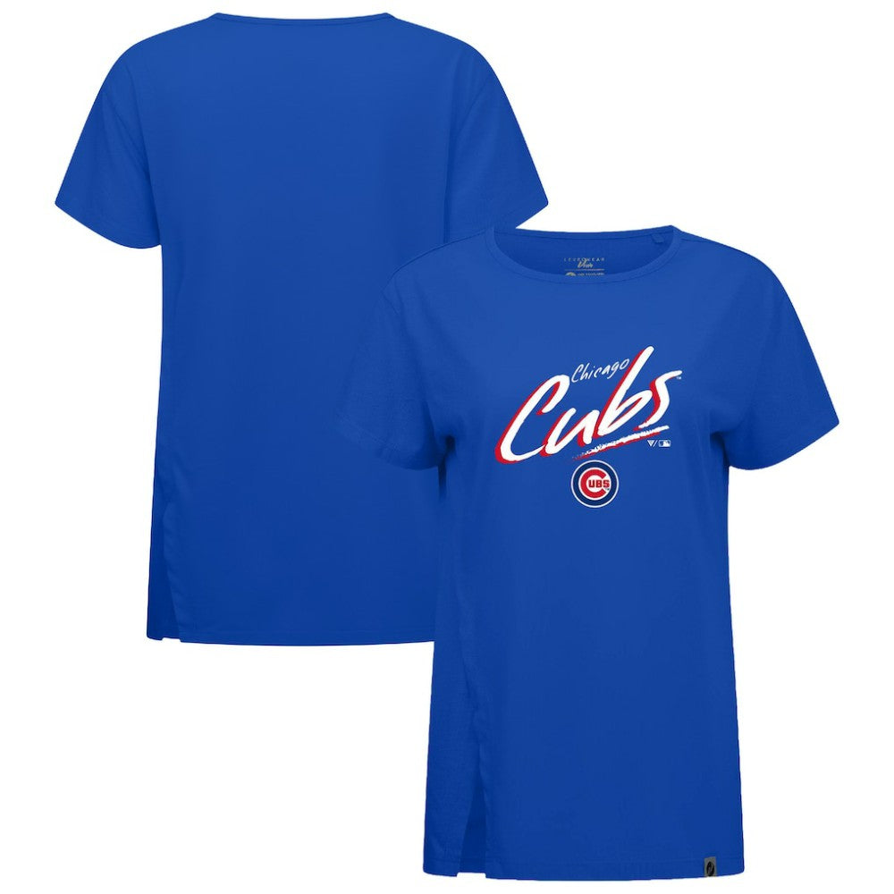 Chicago Cubs Levelwear Women's Influx Sizzle T-Shirt Royal
