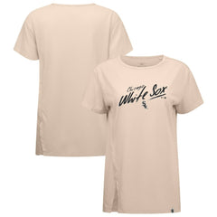 Chicago White Sox Levelwear Women's Influx Sizzle T-Shirt Khaki
