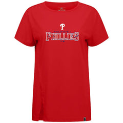 Philadelphia Phillies Levelwear Women's Influx Journey T-Shirt Red