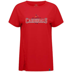 St. Louis Cardinals Levelwear Women's Influx Journey T-Shirt Red