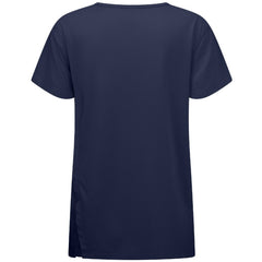 Atlanta Braves Levelwear Women's Influx Banner Arch T-Shirt Navy