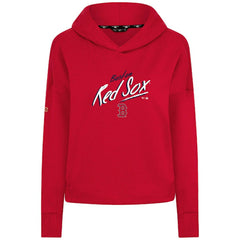 Boston Red Sox Levelwear Women's Sweet Sizzle Tri-Blend Hoodie Red
