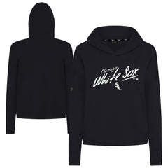 Chicago White Sox Levelwear Women's Sweet Sizzle Tri-Blend Hoodie Black
