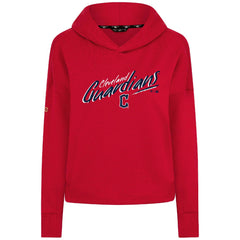 Cleveland Guardians Levelwear Women's Sweet Sizzle Tri-Blend Hoodie Red