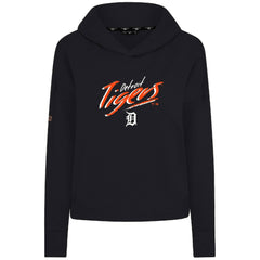 Detroit Tigers Levelwear Women's Sweet Sizzle Tri-Blend Hoodie Black