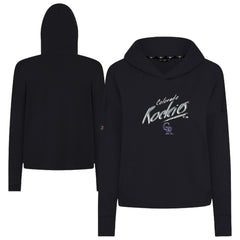 Colorado Rockies Levelwear Women's Sweet Sizzle Tri-Blend Hoodie Black