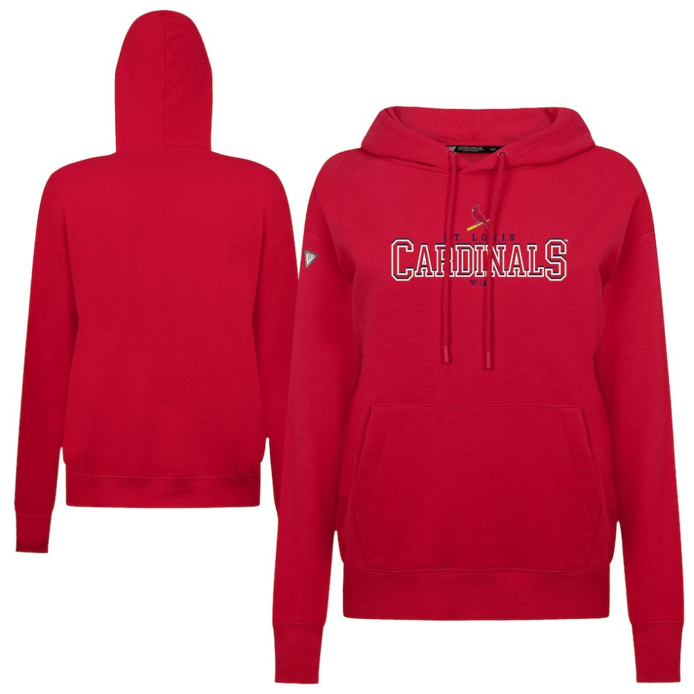 St. Louis Cardinals Levelwear Women's Adorn Journey Hoodie Red