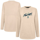 Seattle Mariners Levelwear Women's Oversized Beaudry Sizzle Top Khaki