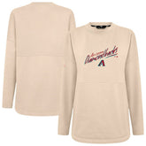 Arizona Diamondbacks Levelwear Women's Oversized Beaudry Sizzle Top Khaki