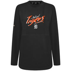 Detroit Tigers Levelwear Women's Oversized Beaudry Sizzle Top Black