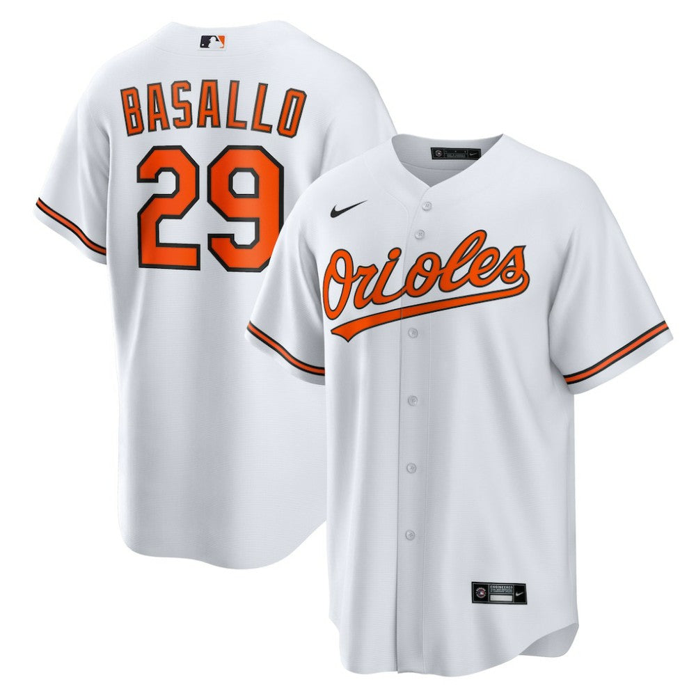 Samuel Basallo Baltimore Orioles Youth Home Replica Jersey - White