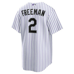 Tyler Freeman Colorado Rockies Youth Home Replica Jersey - White