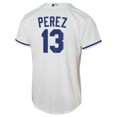 Salvador Perez Kansas City Royals Youth Home Replica Jersey - White