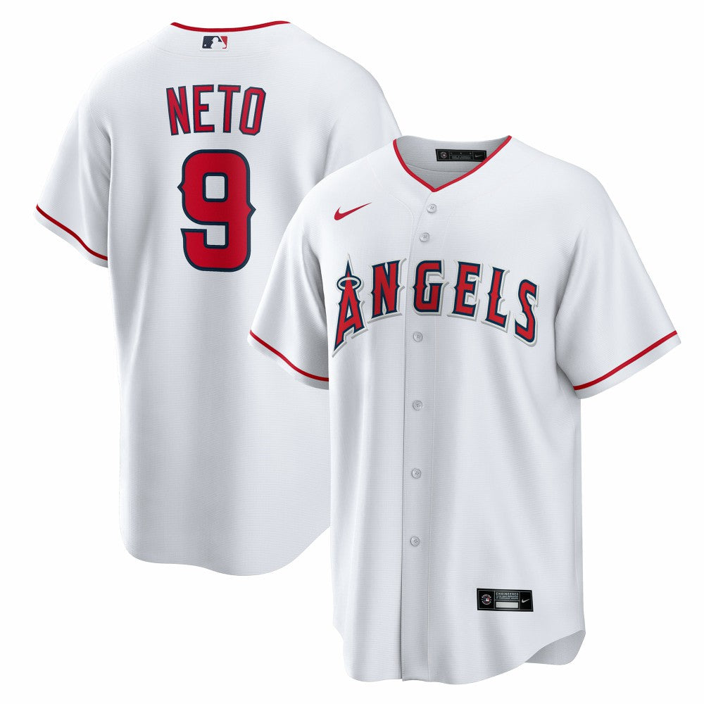 Zach Neto Los Angeles Angels Youth Home Replica Jersey White | Nike