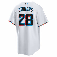 Kyle Stowers Miami Marlins Youth Home Replica Jersey White | Nike