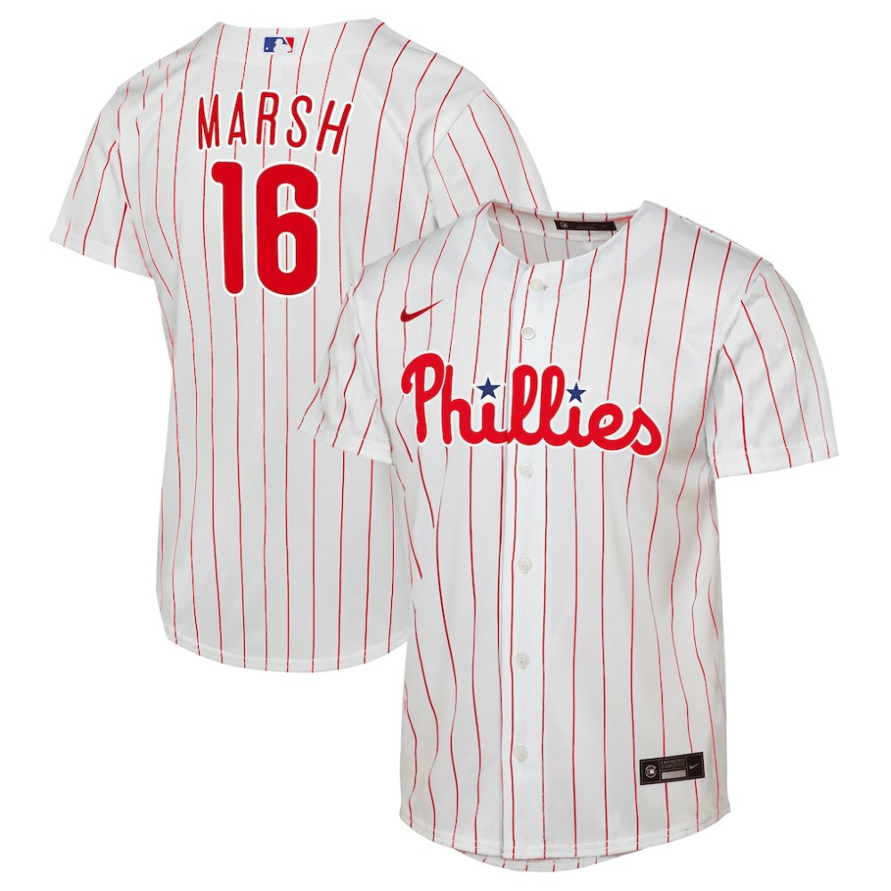 Brandon Marsh Philadelphia Phillies Youth Home Replica Jersey - White