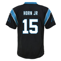 Jimmy Horn Jr. Carolina Panthers Youth Team Game Jersey - Black