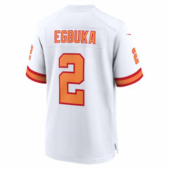 Emeka Egbuka '76 Tampa Bay Buccaneers Alternate 50th Season Game Jersey - '76 White