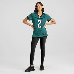 Jahan Dotson Philadelphia Eagles Women's Team Game Jersey - Midnight Green