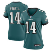 Sam Howell Philadelphia Eagles Women's Team Game Jersey - Midnight Green