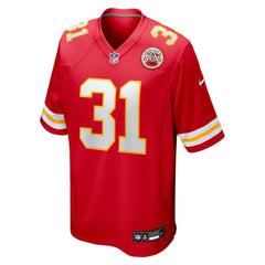 Jeffrey Bassa Kansas City Chiefs Team Game Jersey - Red
